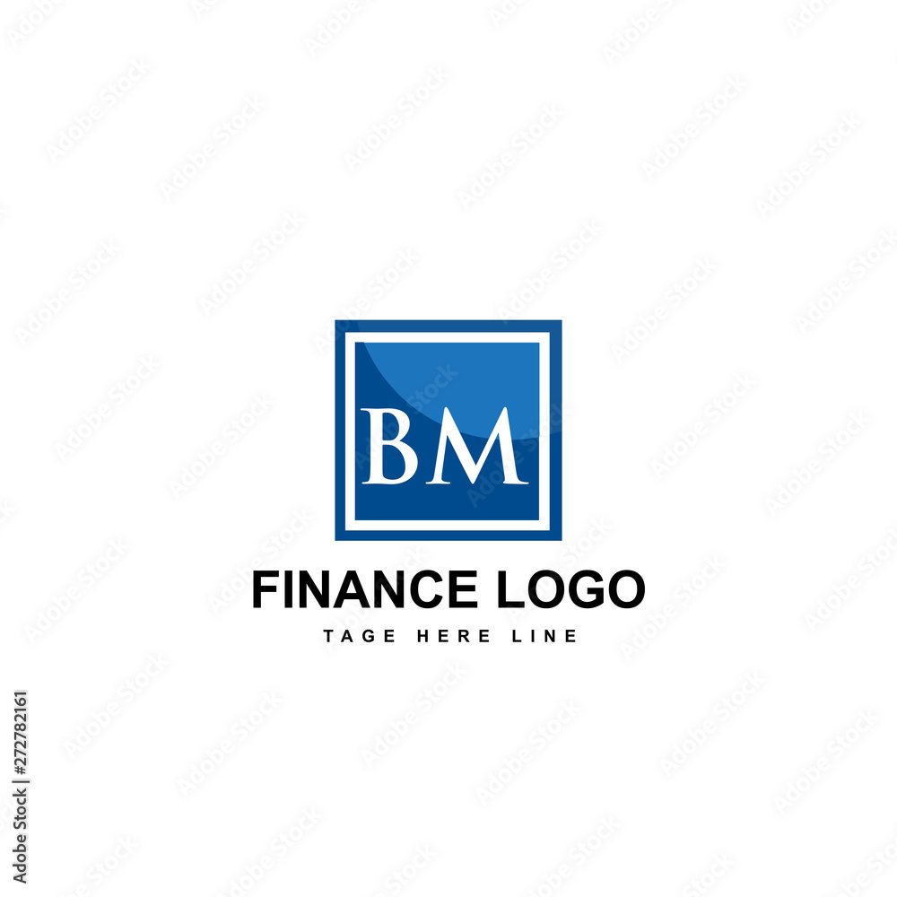 Obraz premium finance logo template