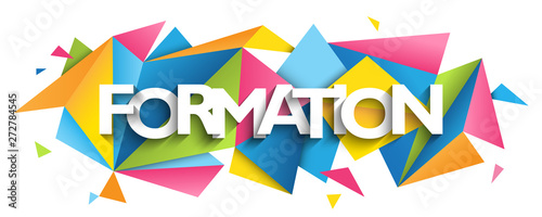 Bannière typographique FORMATION