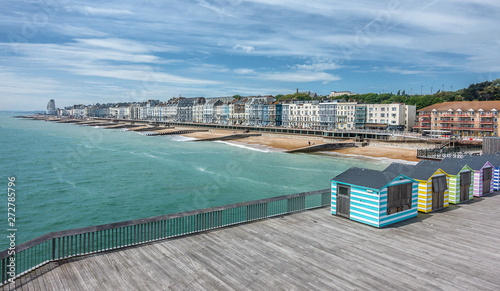 St Leonards on sea from Hastings. in Sussex photo