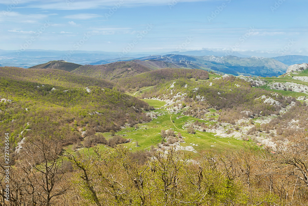 Aitzgorri peak and natural park in Gipuzkoa province, Basque Country