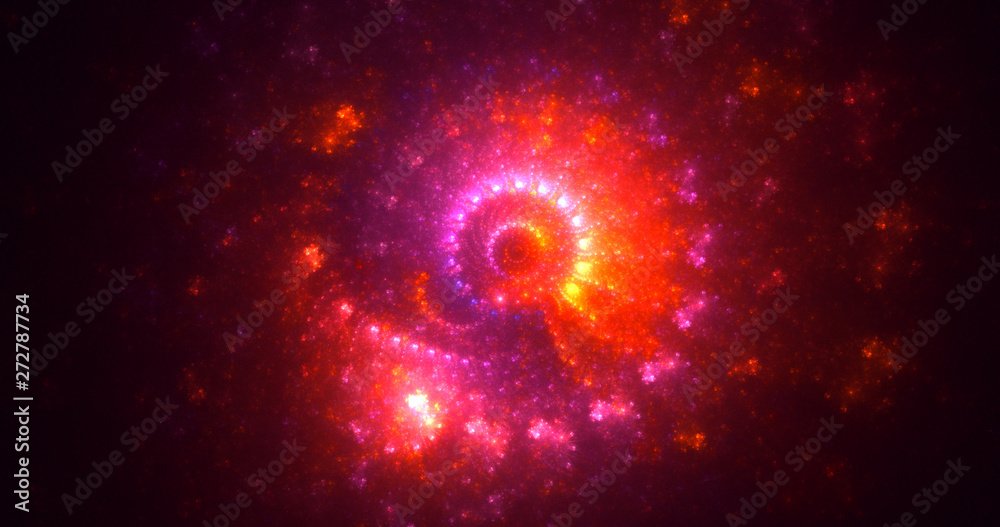 Fototapeta premium 3D rendering abstract round light background