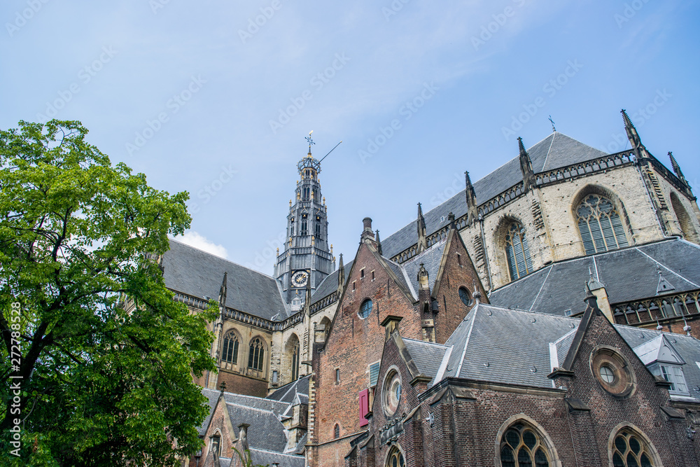 De Grote of St Bavokerk in Haarlem, the Netherlands