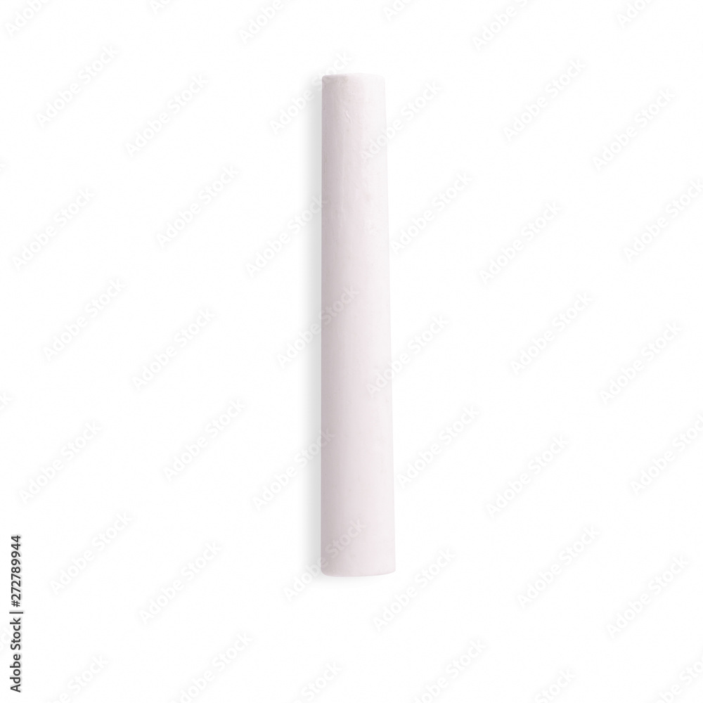 White chalk isolated on a white background. White chalk isolated on a white background.