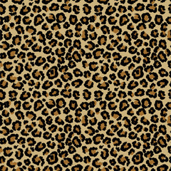 Acrylglasbilder Tierfellmuster Leopardenflecken Vektor Muster Modern  © Wiktoria Matynia