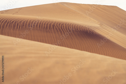 Fototapeta Naklejka Na Ścianę i Meble -  Sand formations on the majestic sand dunes.