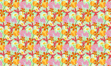 Retro Seamless Vector Floral Pattern