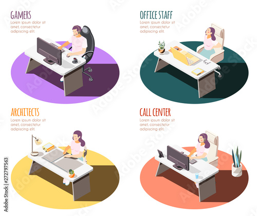 Isometric Sedentary 4x1 Set