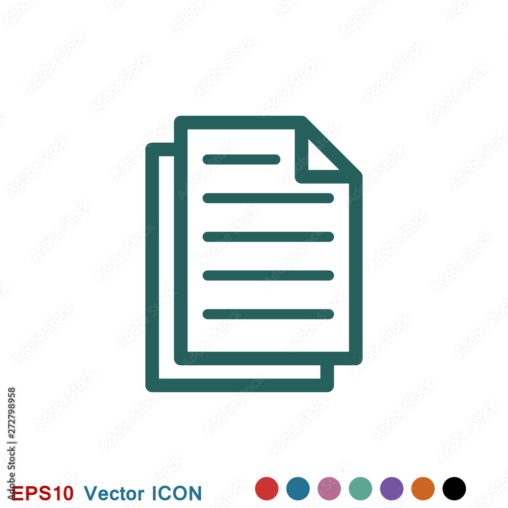 Copy vector icon. Duplicate app symbol. Creative UI item Copy vector icon. Duplicate app symbol. Creative UI item