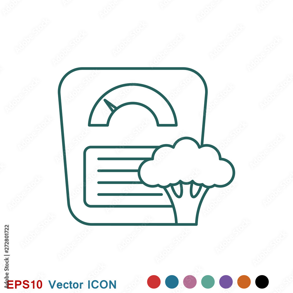 Dietary vector icon, food dietary labels isolated on background Dietary vector icon, food dietary labels isolated on background