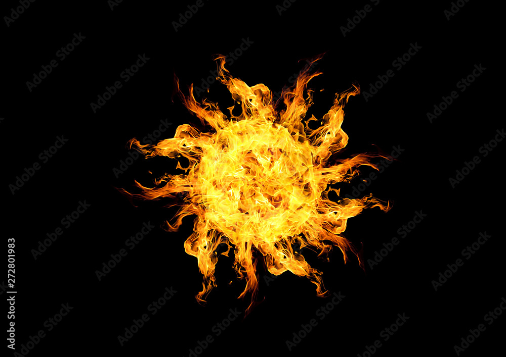 抽象的な太陽 抽象的な太陽