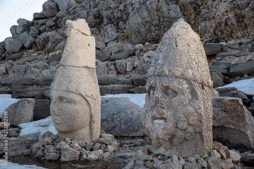 Statues on Nemrut mountain, Turkey (Nemrut Dağı) photo