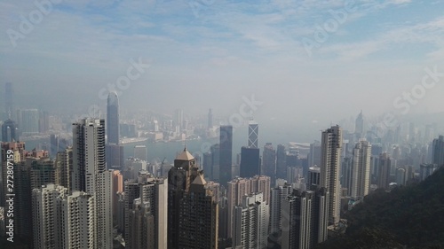 Hong Kong Day Skyline