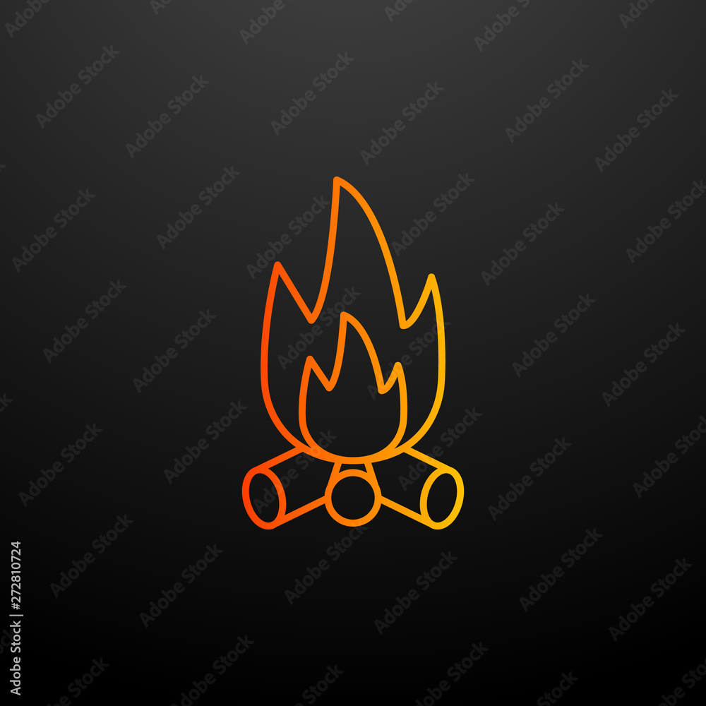 bonfire nolan icon. Elements of autumn set. Simple icon for websites, web design, mobile app, info graphics bonfire nolan icon. Elements of autumn set. Simple icon for websites, web design, mobile app, info graphics