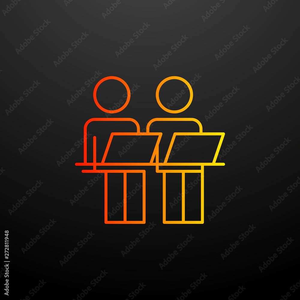 staff at the desk nolan icon. Elements of business organisation set. Simple icon for websites, web design, mobile app, info graphics staff at the desk nolan icon. Elements of business organisation set. Simple icon for websites, web design, mobile app, info graphics