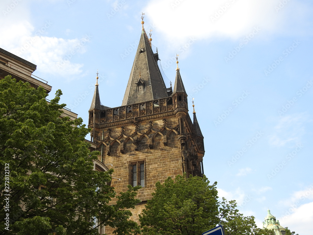 The old tower in Prague
