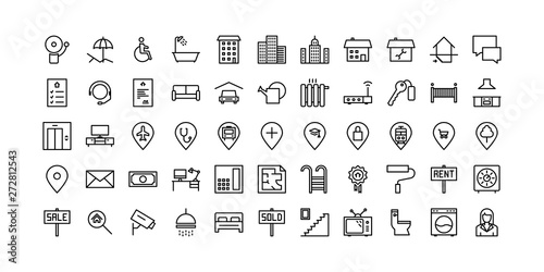 Real Estate Icon Set