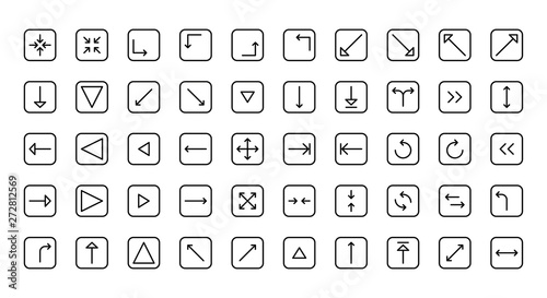 Navigation Arrows Icon Set