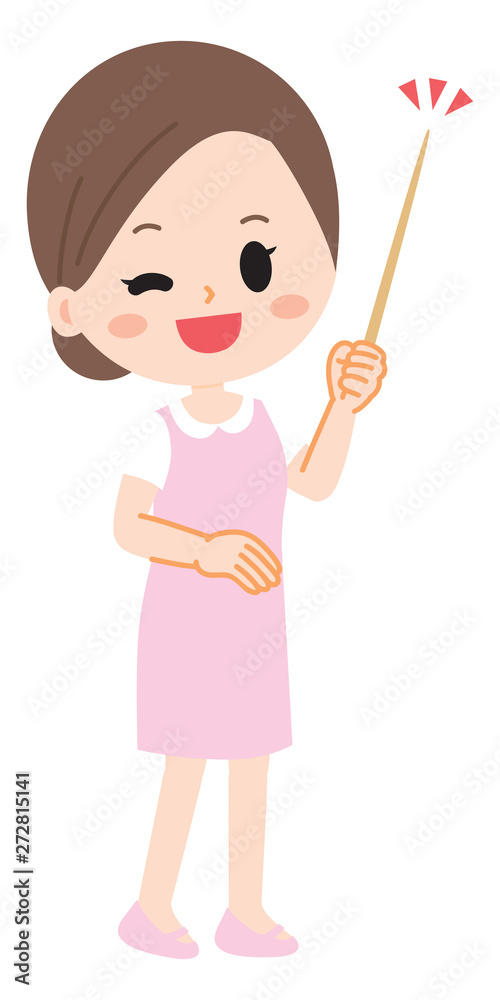 Illustration of dental hygienist and dental assistant Illustration of dental hygienist and dental assistant