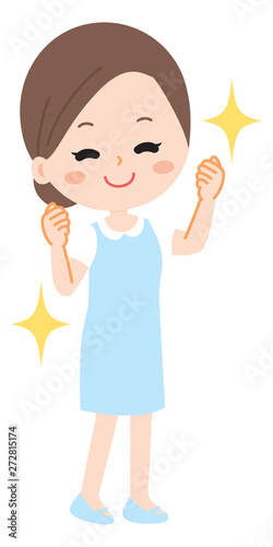 Illustration of dental hygienist and dental assistant