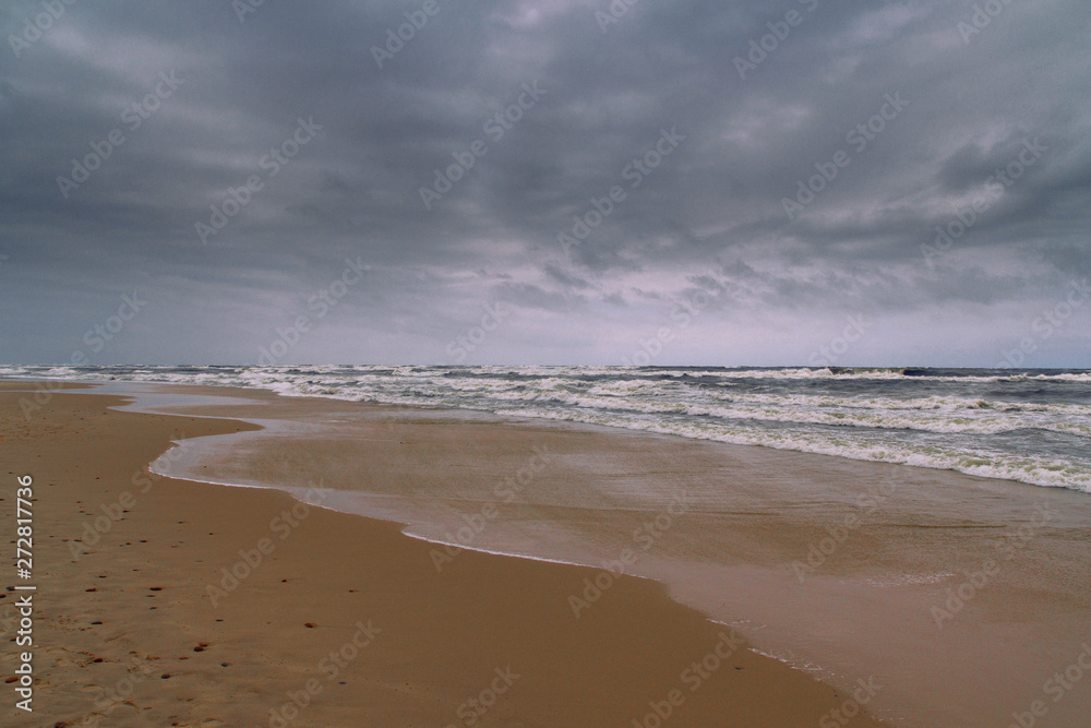 Storm on the Baltic sea