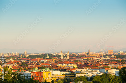 Munich cityscape of city east from Olympia Park © Alejandro