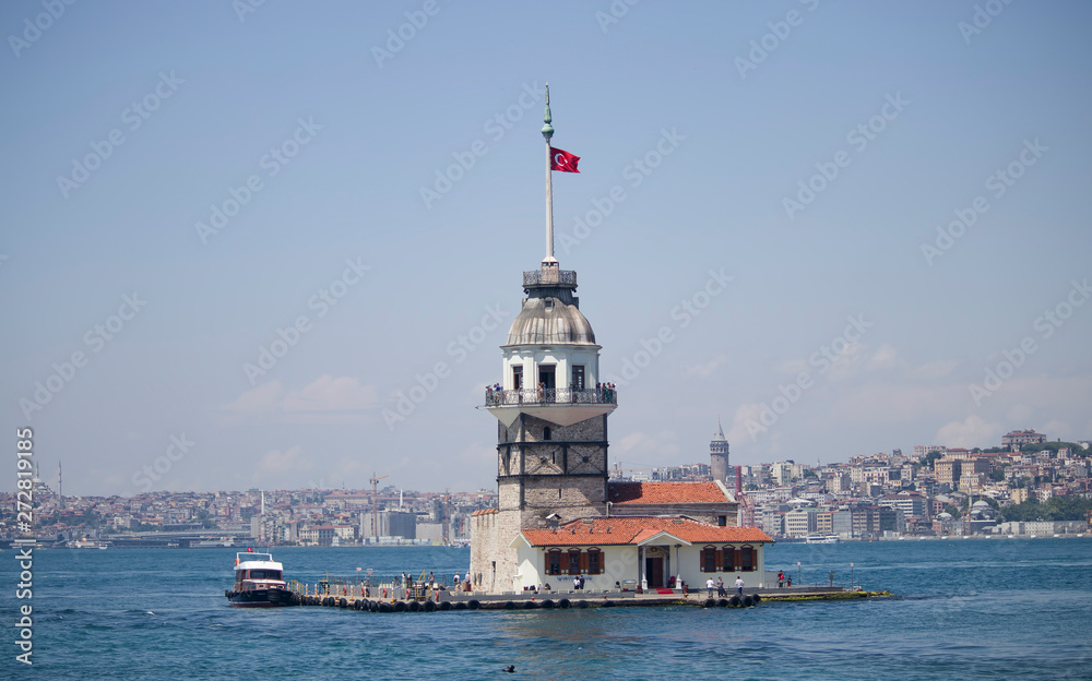 Maiden Tower at Istanbul, Turkey