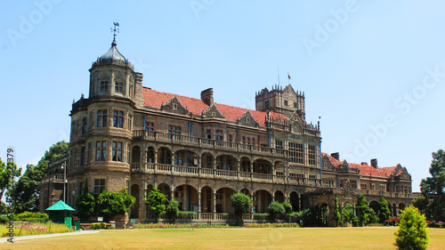 Quadro em tela A picture of viceregal lodge or indian institute of advance studies in shimla