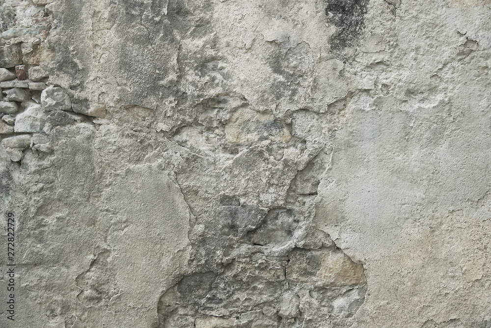 Old grey concrete wall texture background