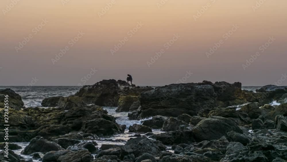 Timelapse, Sunset from Goa, Keri Beach, India Timelapse, Sunset from Goa, Keri Beach, India