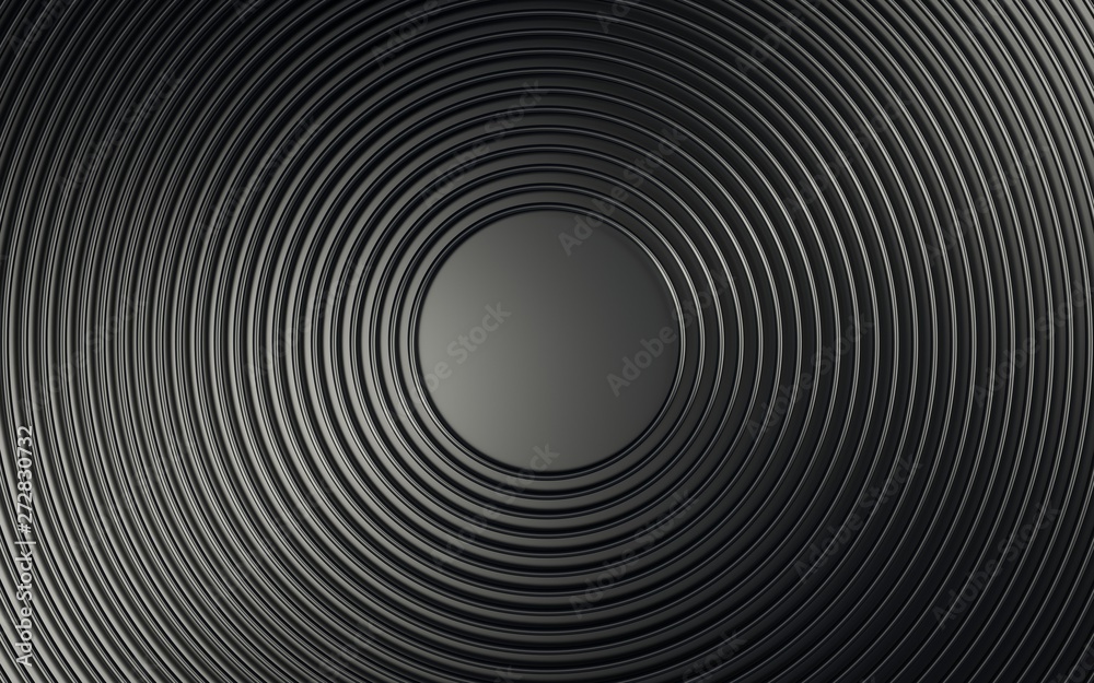 Dark background of metallic rings. Dark background of metallic rings.