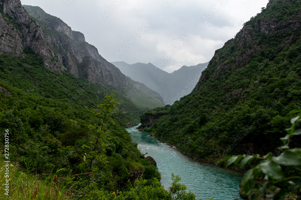 Tara River Between Mountains