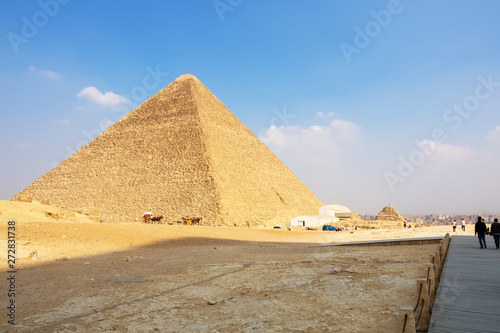 Pyramids at Giza Cairo Egypt