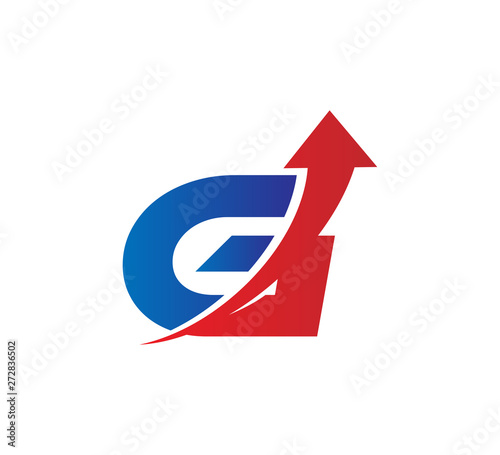 initial logo with arrow graphic vector G Free Download initial logo with arrow graphic vector G - GFXLoad