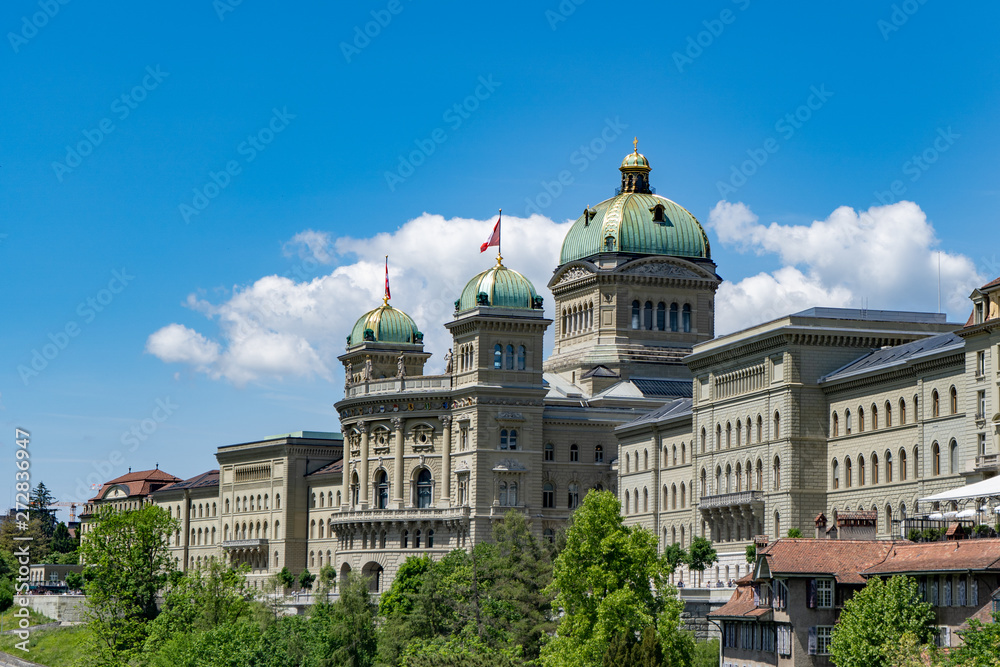 Fototapeta premium Bundeshaus Bern Schweiz 