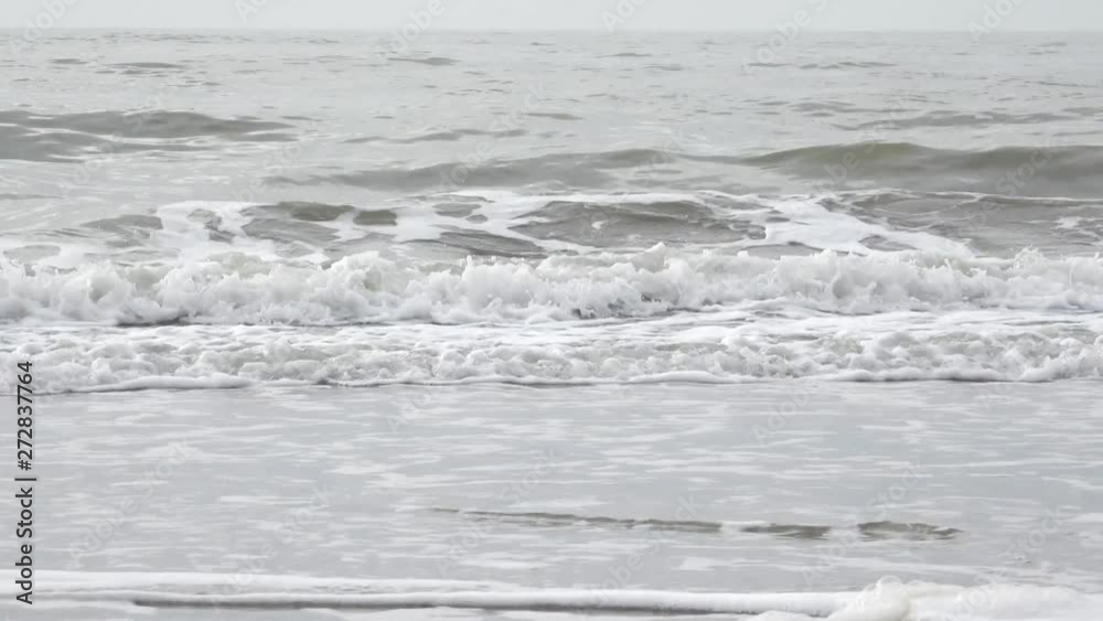 waves in the ocean on the coast