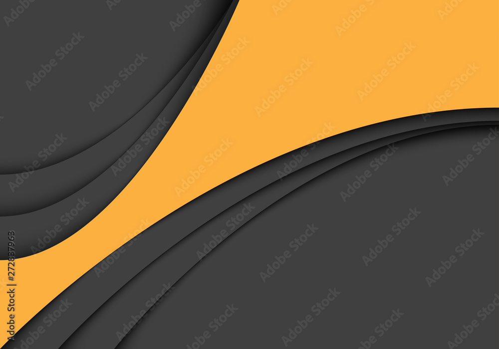 Abstract yellow grey curve overlap design modern futuristic background vector illustration. Abstract yellow grey curve overlap design modern futuristic background vector illustration.