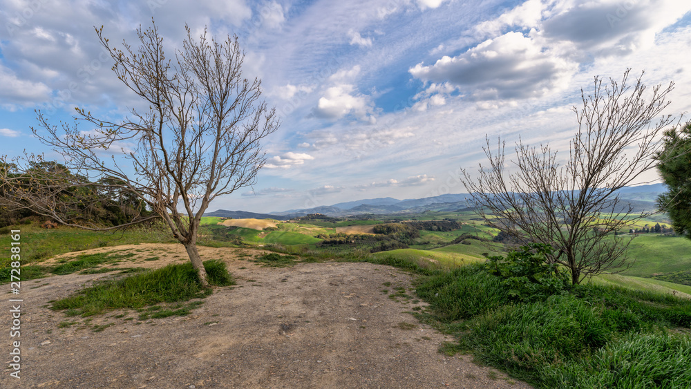 Obraz premium Landscape panorama of tuscany italy