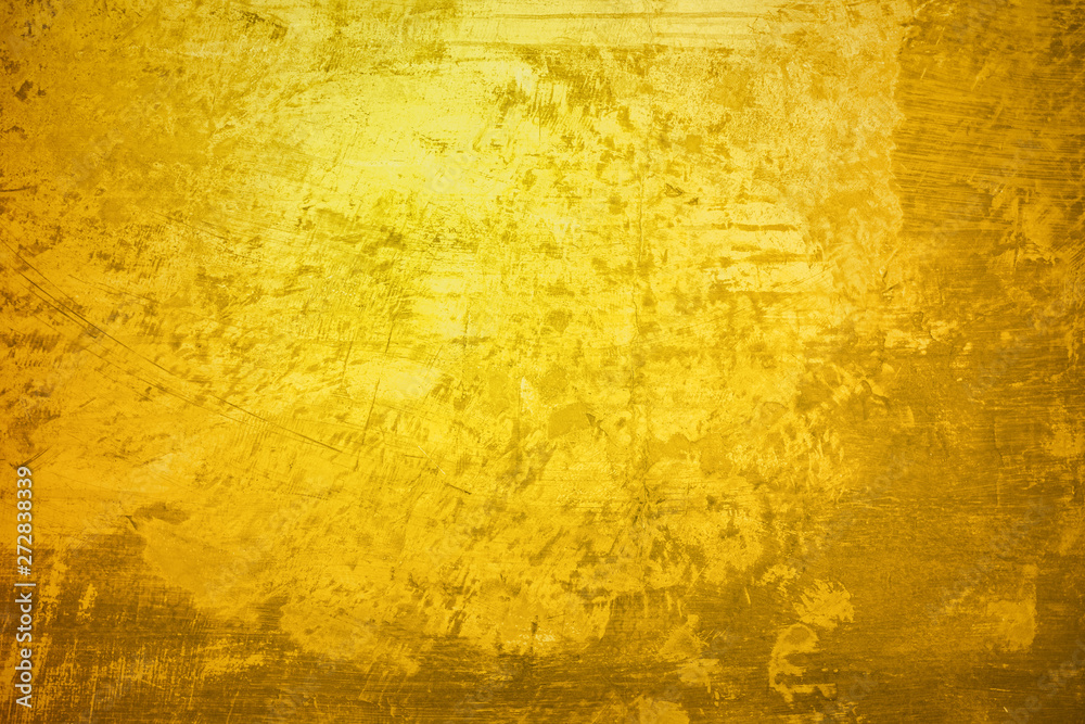 gold wall paint surface texture for background