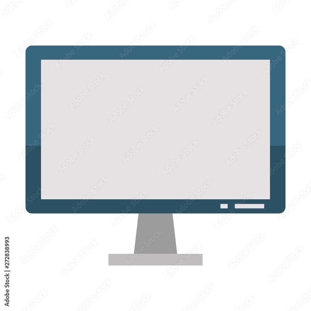 Computer screen hardware device isolated symbol Computer screen hardware device isolated symbol