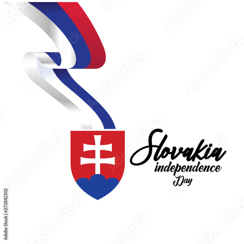 Free Download Slovakia Independence Day Vector Template Design Illustration - Vector - GFXLoad