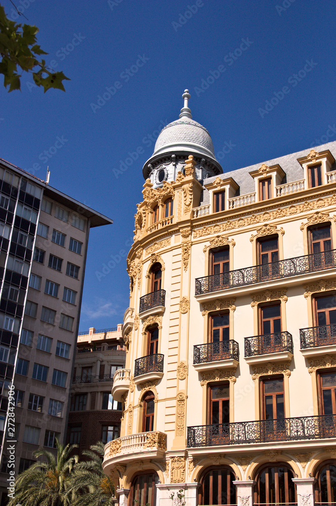 Ernesto Ferrer building located in the Town Hall Square of Valencia, Spain