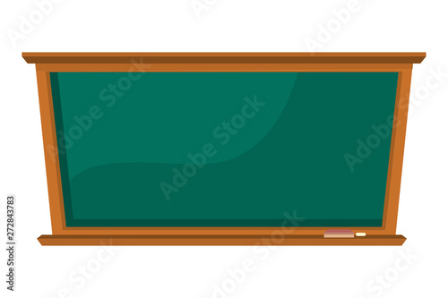 Isolated blackboard of school design vector illustration