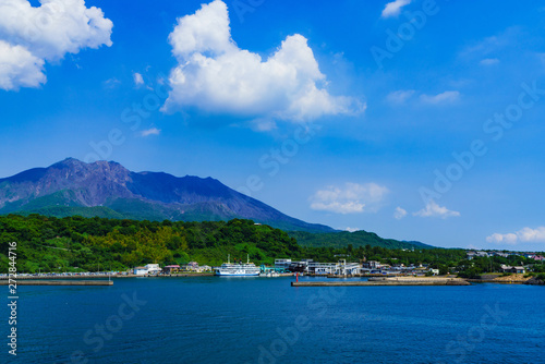 landscape of Sakurajima island in Kagoshima Japan  © show999