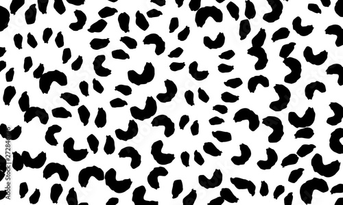Leopard print. Animal skin pattern.
