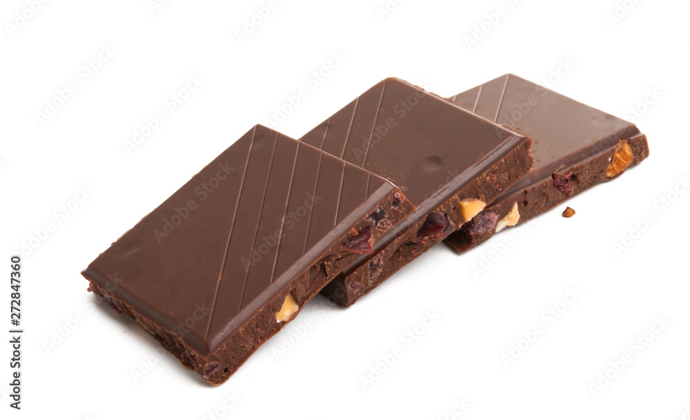 chocolate bar isolated