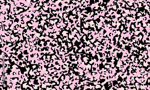 Wallpaper Mural Pink leopard print design. Animal skin pattern. Torontodigital.ca
