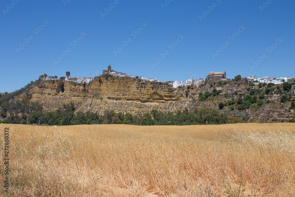 Panorama of white village Arcos de la Frontera, Andalusia, Spain Panorama of white village Arcos de la Frontera, Andalusia, Spain