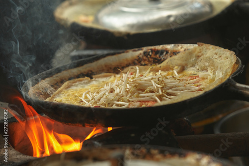 Vietnamese Banh Xeo crepes photo