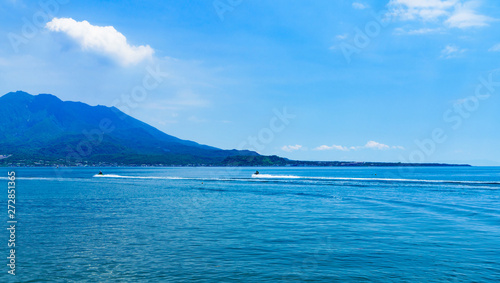 landscape of marine leisure in Kagoshima Japan