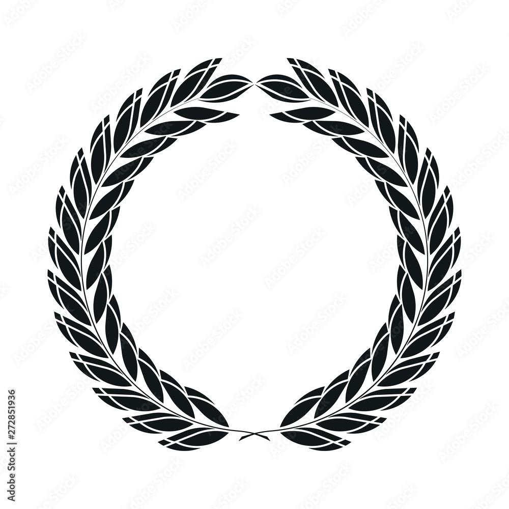icon laurel wreath, spotrs design - original illustration icon laurel wreath, spotrs design - original illustration